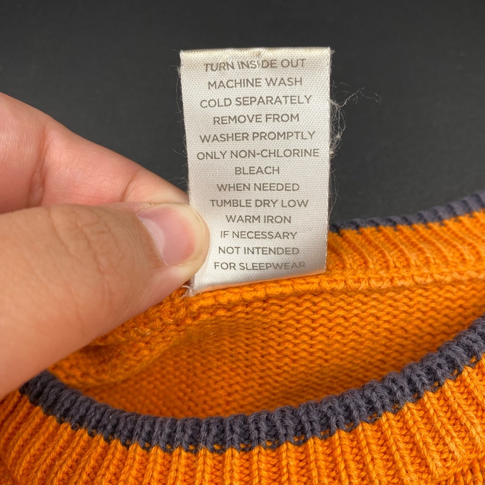 Gymboree VTG 2005 airplane orange 18-24 months sweater - Picture 3 of 5